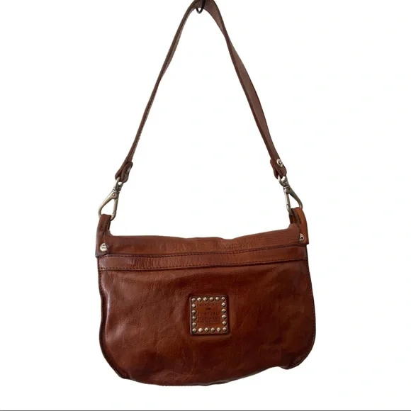 Campomaggi Metal and Gemstone Leather Bag